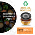 CAPMESSO Reusable Coffee Capsule Lids for Nespresso Vertuo Pods, Food Grade Silicone Caps with Scoop and Brush (3PCS)