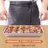 Nonstick Brownie Pan, High Carbon Steel Baking Pan with Dividers, Makes 18 Pre-Cut Brownies for Oven Baking