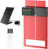 ZenxyHoC Chicken Coop Door Solar Powered with Programmable Remote Control, Automatic Aluminum