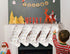 AOGU 3 Pack 22 Inch Faux Fur Sequin Christmas Stockings, Snowy White Hanging Ornaments, Gold