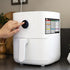 Air Fryer Accessories Cook Times, Magnetic Cheat Sheet for Cooking and Frying (Black)