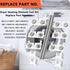 Upgraded Dryer Heating Element Coils Kit WE11X10007, Compatible with GE Hotpoint Dryer, 6 Ceramics Insulators