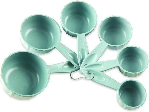 Nordic Ware Measuring Cups Bundt Set of 6 - Sea Glass