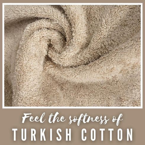 4 13 13 Set Piece Soft Turkish Cotton Washcloths for Bathroom, Kitchen, Hotel, Spa, Gym & College Dorm | Absorbent