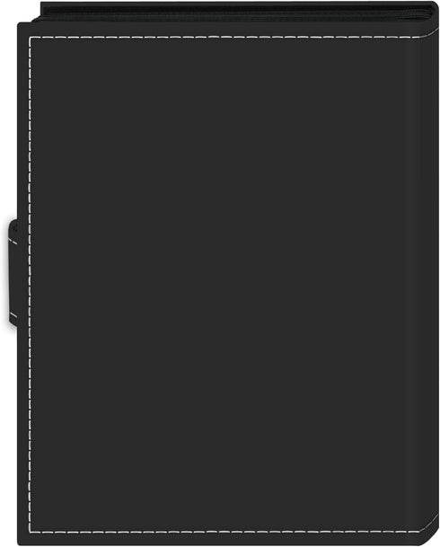 Pioneer Photo Albums Mini Photo Album - 36-Pocket 4x6-Inch "Photos" Strap Sewn Leatherette Cover, Black