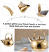 1pc Stainless Steel Pot, Cast Iron Teapot Kettle with Strainer, Large Capacity Stove Top Kettle for Kung Fu Tea