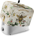 Toaster Cover, 2 Slice Bees Flowers, Bread Toaster Oven Cover with Pockets, Small Kitchen Appliance Protector