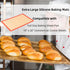 Silicone Baking Mats for Full Size Sheet Pan, Non-Stick Baking Sheet Liners for Cookies, Pastries, Chicken