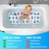 40 16 Inch, Linoows Baby Bath Tub Mat, Extra Large Non Slip Kids Cartoon Bathtub Shower Mats with Suction Cups & Drain