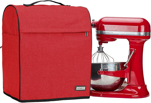 HOMEST Stand Mixer Cover Compatible with KitchenAid 6/7/8 Quart Bowl Lift, Dust Cover with Zipper Pocket