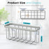 HLOOL Kitchen Sink Sponge Holder - Space-Saving Caddy