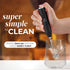 Zulay Kitchen Duracell Powered Milk Frother Handheld Foam Maker - Whisk Drink Mixer for Coffee, Latte, Matcha,