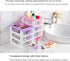 PEXIZUAN Kawaii Desk Organizer, Makeup Organizer, Room Accessories, 3 Layers