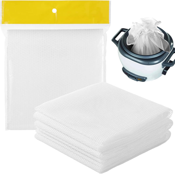 4 Pcs Rice Net, 43.3" 39.4" Sushi Rice Cooking Net, Non-Stick Fine Mesh Cloths for Homes & Restaurants