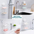 TAILI Double Layer Soap Holder, Bar Soap Dish Suction Cup for Shower Wall, Draining Saver Tray for Bathroom, Rustproof