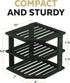 Countertop Bambuesi Plate Organizer for Cabinet - Corner Cabinet Organizer and Kitchen Cabinet Organizer Shelf, Kitchen