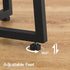 15.7" BF95BZ01 HOOBRO Side Table, Round End Accent Table with Sturdy Metal Frame, Round Nightstand, for Living Room