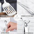 Zulay Kitchen Stainless Steel Metal Spatula - Lightweight, Durable Turner with Comfortable Grip (14.8")
