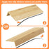 Mat,4 9.5'',Seasoning Kitchen,Cabinet,Drawers,Countertop AMBIRD Bamboo Spice Drawer Organizer with Non-slip Tier Jar