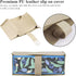 Haecsfl Towel(1-Beige) Leather Cover for Disposable Paper Hand Towel Box, Compatible with Kleenex Paper Hand