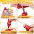 16 25ml pcs Mini Ketchup Bottles Plastic Portable Condiment Squeeze Bottles for Kids Adults Office Lunchbox Picnic Oil