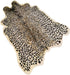 Leopard Print Rug, Cute Faux Cheetah Cowhide Skin Fur Rug, Animal Printed Area Rug for Home Office