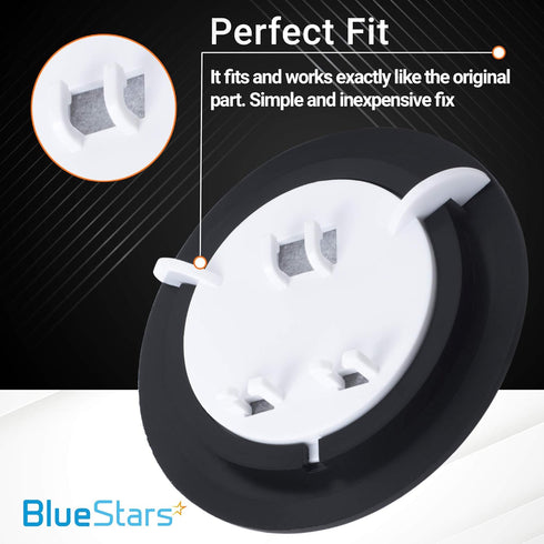 BlueStars WR17X11653 Refrigerator Ice Dispenser Door Flap Replacement Part – Compatible with G.E & Kenmore