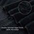 8 Set Black,2 Sheets,2 4 600 Set Hailea Piece Oversized Bath Towels Extra Large Bath Hand Towels and Washcloths GSM