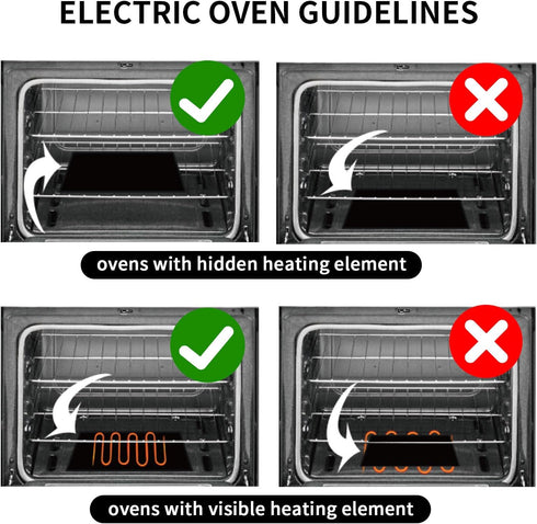 Oven Liners for Bottom of Oven, 23.6x15.7 Inch Heavy Duty Non-stick Reusable Mat for Gas Electric Oven