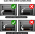 Oven Liners for Bottom of Oven, 23.6x15.7 Inch Heavy Duty Non-stick Reusable Mat for Gas Electric Oven
