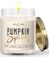 Pumpkin Spice Candle, Fall Candles - 'Pumpkin Spice' Soy Candle, Infused with Essential Oils, 9oz Reusable Jar