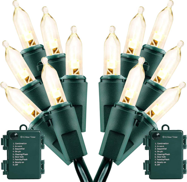 Christmas Lights - Battery Operated String Lights 50 LED String Lights Mini