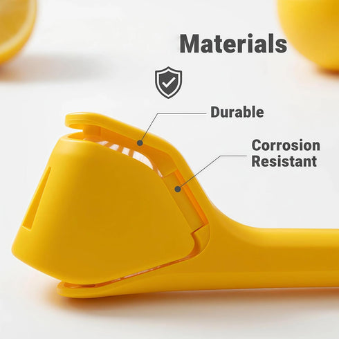 LMFEG Lemon Squeezer Juicer Handheld, Max Juice Extraction Lemon Press Squeezer, Effortless Hand Citrus Squeezer