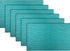 PIGCHCY Placemats - Washable Durable Vinyl Woven Table Mats, Elegant Heat Resistant Placemats for Dining Table Set of 6