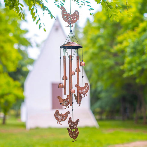 for Mom Chicken Wind Chimes for Outside,Chicken Gifts for Women/Men/Sympathy/Memorial Gifts/Birthday Festival Metal