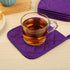 100% Cotton Potholders - Everyday Basic Terry Pot Holder Set for Cooking and Baking, Heat Resistant, Set of 6 Grape