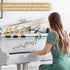 Blltzzz 3 Pcs Music Note Sculptures,Handmade Modern Musical Decoration Table Centerpiece Statue for Piano Bookshelf