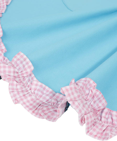 RosieLily Retro Aprons for Women, Vintage Kitchen Apron with Pockets for Cooking and Baking