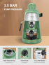 Ihomekee 3.5Bar 4 CM6810 Espresso Machine, Espresso and Cappuccino Machine with Preheating Function, Cup Coffee Maker