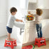 9 Inch, 265 lb ACSTEP Folding Step Stool Sturdy Collapsible Step Stool Foldable Up to for Kids Toddlers & Adults, Non