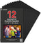 12 Pack 4x6 Inch Magnetic Picture Frames, Photo Pocket Frames with White Borders for Fridge, 4 x 6 Inch (Black)