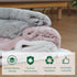 Latepis 2x4 Light Pink Faux Rabbit Rug, Non-Slip Washable Shag Furry Accent Rug for Bedroom and Living Room