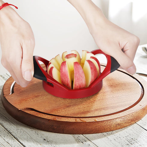 4.72 Inch 12 Apple Slicer, Apple Corer and Slicer - Apple Cutter with Sharp Blades, Apple Corer Tool - Easy Gadgets