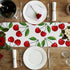Aglebo 90 Inches 13 90 Inches Cherries Delicious Table Runner Washable Table Runners Long Kitchen Dining Table
