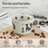 11 oz (Set 4, Ceramic Coffee Mug, Small Novelty Unique Teacup with Handle, Stoneware Cup for Tea Mocha Latte Cappuccino