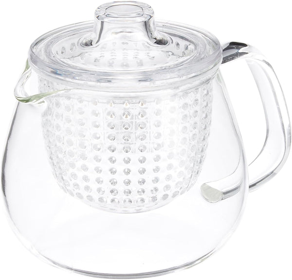 KINTO UNITEA Teapot, 15.2 fl oz (450 ml), Plastic, Dishwasher Safe, Heat Resistant Glass
