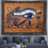 Ine Ive Egyptian Horus Eye Tapestry, Ancient Egyptian Gods Pharaohs Hieroglyphic Tapestries, 80x60inch for Decoration