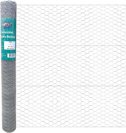 20GA Galvanized Hexagonal Poultry Netting Chicken Wire 36 inches x 50 feet