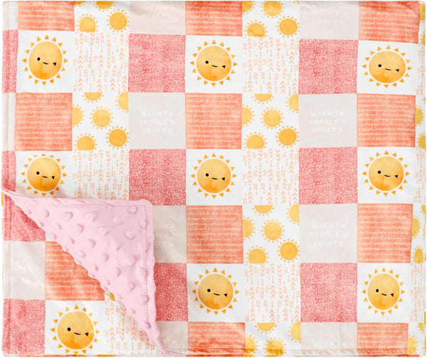 Baby Blanket for Boys Girls, Super Soft Double Layer Mink Blankets with