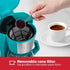 5 Holstein Housewares Cup Drip Coffee Maker Compact and User-Friendly with Auto Pause & Serve, Reusable Filter